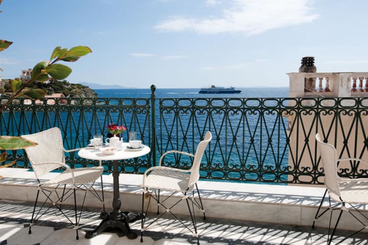 Terrace and view